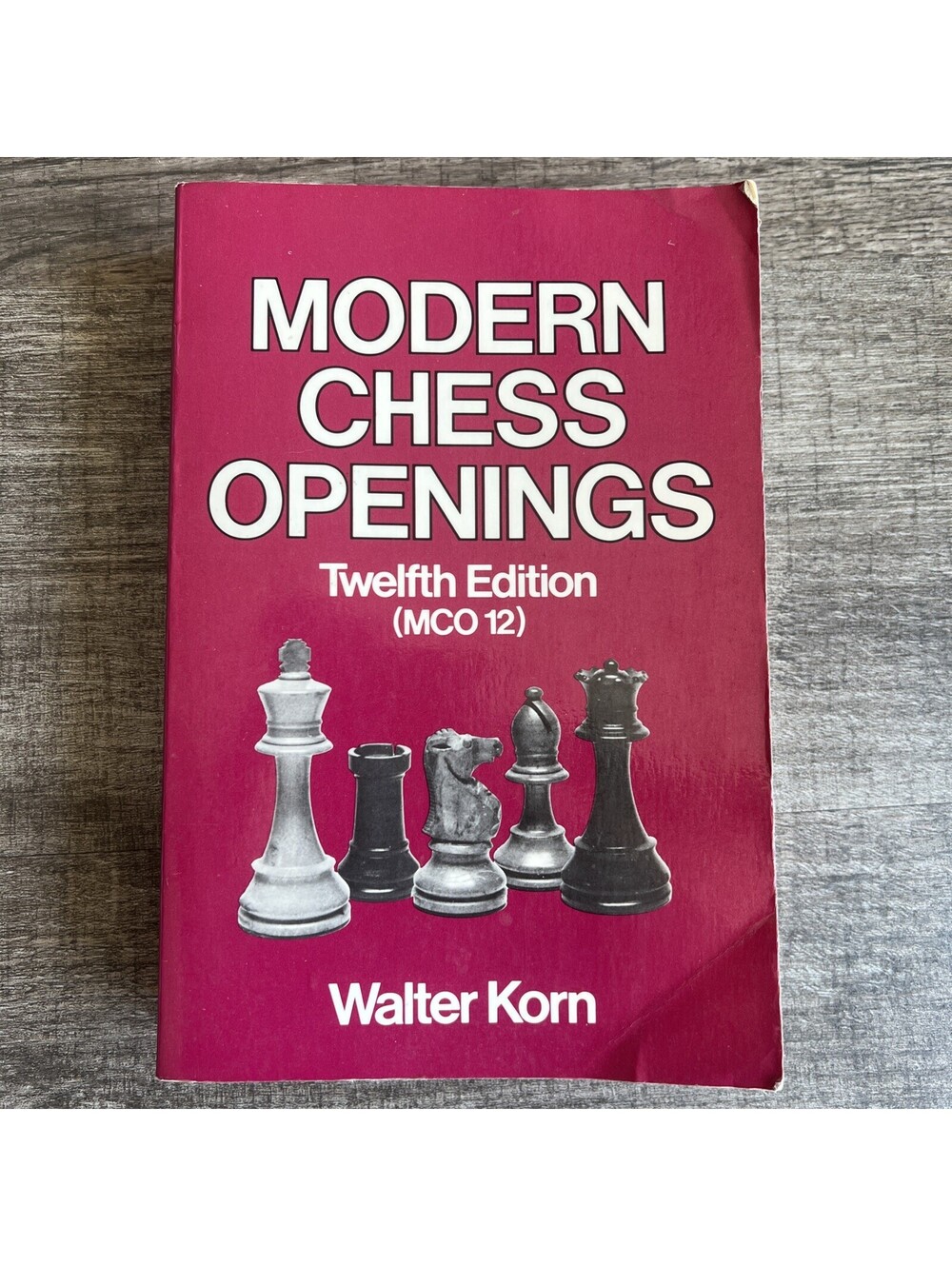 MODERN CHESS OPENINGS, 12th Ed. - William Lombardy (1982, Hardcover)